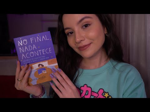 ASMR | leitura + chuva para dormir 💜 (voz suave)