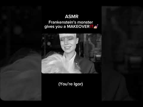 Frankensteins Monster gives you a MAKEOVER  #asmr #halloween