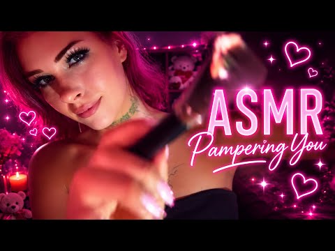 ASMR Pampering You 💋 (Whispering, Kissing, Spit Sounds)