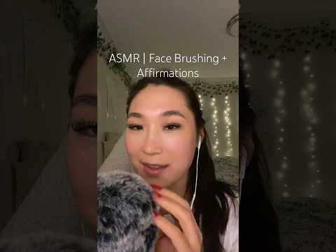 ASMR | Sleepy Face Brushing and Affirmations to Relax you into sleep 😴