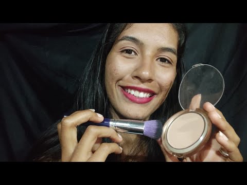 ASMR" MAQUIANDO VOCÊ SEM FALAR / no talking