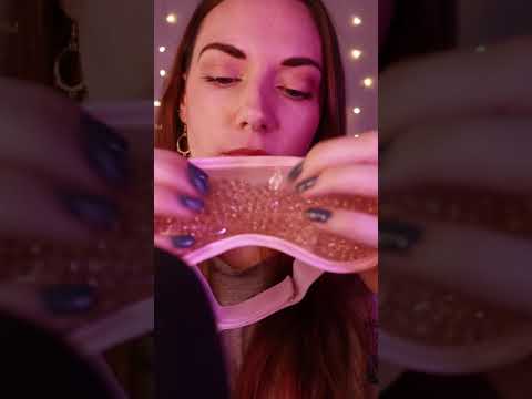 [ASMR] Gel Mask Tapping #shorts