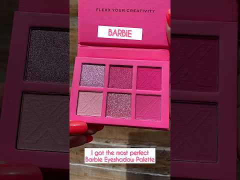 I Found The Perfect Barbie Eyeshadow Pallete 🌸💞 @MakeupRevolution #asmrmakeup #barbie #eyeshadow