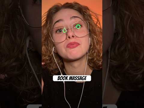 Book massage #asmrfrançais #asmrroleplay #livre #cafe #massage
