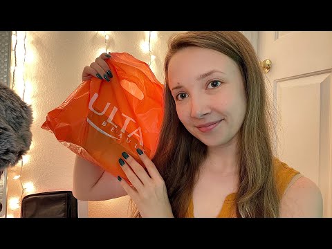 ASMR ULTA Beauty Haul ~ assorted triggers w/ each product + whisper rambles💖✨✨