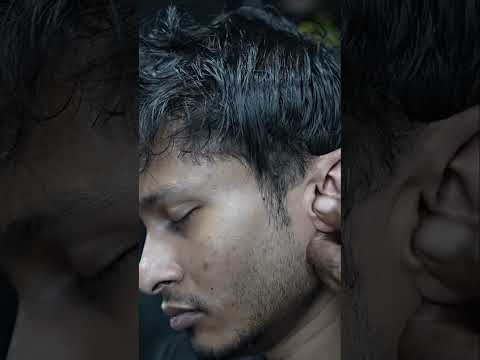 Say Goodbye to Insomnia: Deep Relaxation ASMR Head Massage #shorts