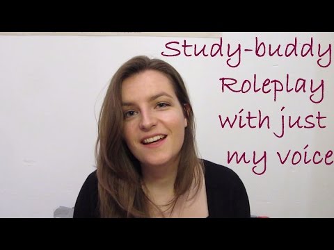 #99 *ASMR* Soft spoken study buddy roleplay ~just my voice~