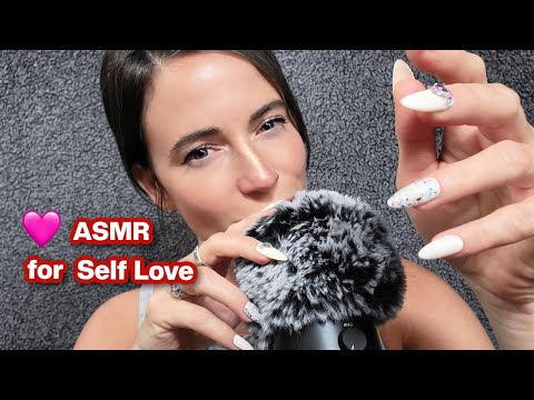 ASMR Positive Affirmations for Self Love w/ Face Touching