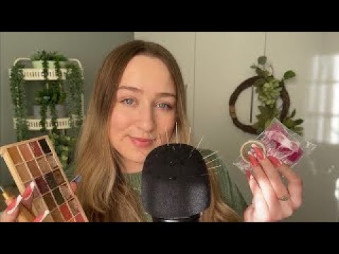 ASMR :) Mic Triggers: Tape, Foam, Crinkles, Crumbles (repost)