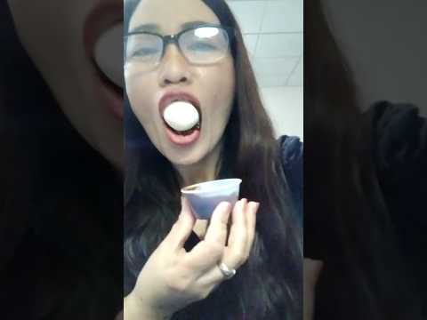 BOILED EGG WITH CHOCOLATE #mukbang #shortsfeed #food #everyone #egg