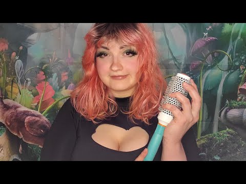 ASMR Hairbrush Bristle Sounds! (+ Soft Spoken Rambling)