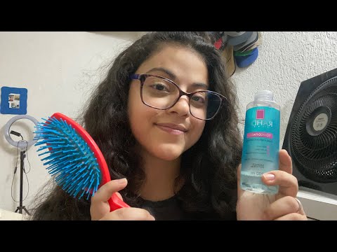 ASMR com a Lari está ao vivo - Rotina noturna de cuidados