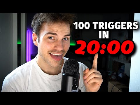 ASMR Tingle Assortment 10,000 Subscriber Special (100 Triggers in 20 Minutes)