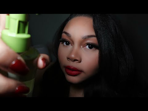 ASMR| Doing Your Skincare Routine| Personal Attention, Hand Movements & Mouth Sounds|