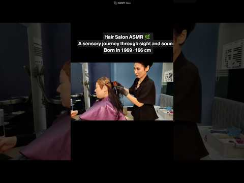 미용실ASMR 시각과청각의 활성화 # 밝은 흑갈색Hair salon ASMR visual and auditory activation # Light black brown