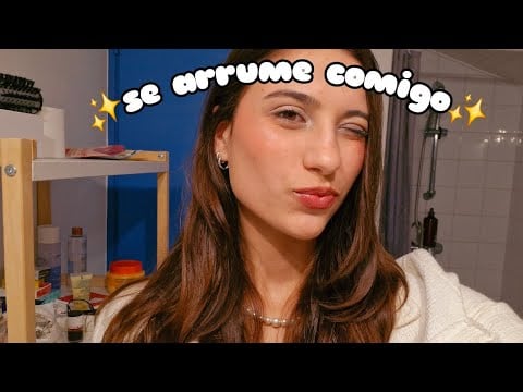 ASMR ME MAQUIANDO PRA ANIVERSÁRIO DA MINHA MÃE✨️💕