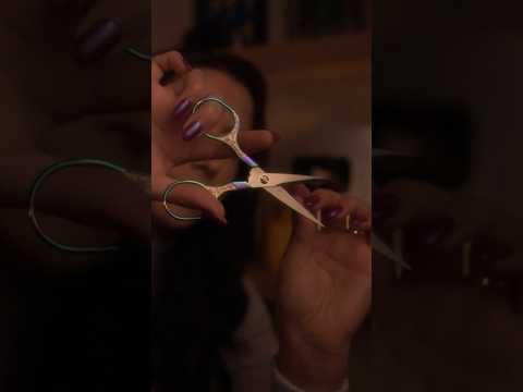 ✂️ Plucking Your Stress Away in Less than 30 Seconds 💫 #asmr #relaxation #asmrvideo