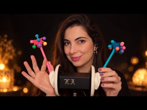 ASMR MASSAGEM AUDITIVA 3DIO 👂 Orelha a Orelha para Dormir Profundamente
