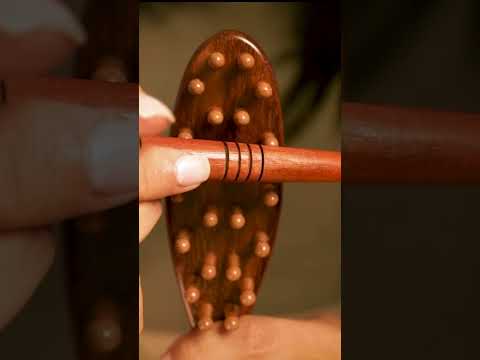 Soft ASMR Scalp Tingles with Wooden Tools ✨ So Relaxing