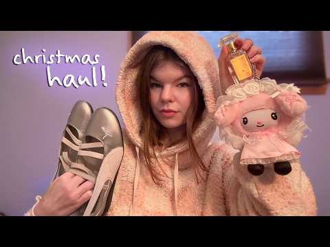 ASMR what i got for christmas | lofi tapping haul