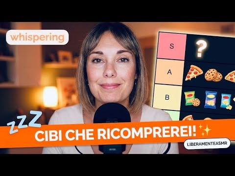 ASMR ITA Softspoken Whispering ✨Cibi che ricomprerei!✨ #showandtell 