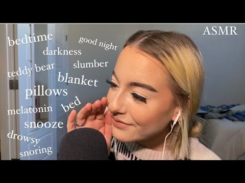 ASMR | sleepy trigger words repeated