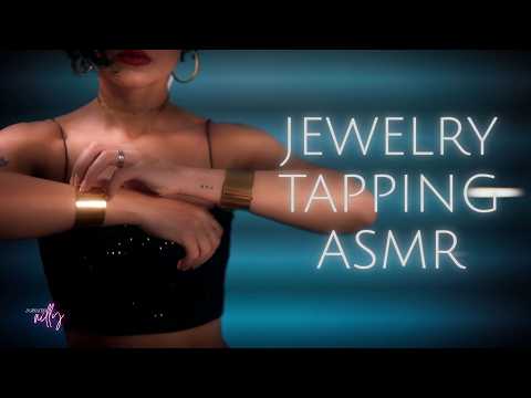 ASMR Jewelry Sounds | Metal Bracelet & Necklace Tapping (No Talking)