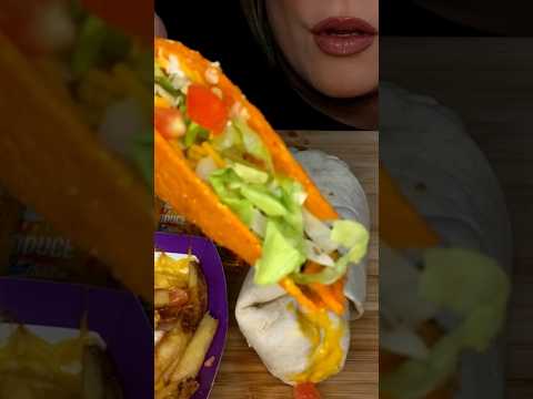 Taco Tuesday Feast #shorts #asmr #asmrsounds #tacobell