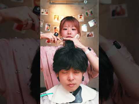 【ASMR】心地よいハサミの音。疲れたサラリーマンを癒やすhinaのヘアカット✂️