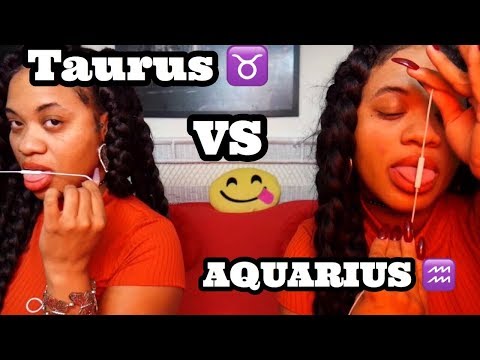 ASMR👅👅💦💦 MIC LICKING (TAURUS♉️VS AQUARIUS ♒️