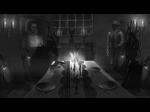 You got an invitation to a mysterious dinner party | Spooky Mansion ASMR Ambience