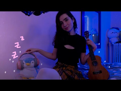 ASMR Hablándote SUAVE  y un poco de CANTO hasta que te duermas