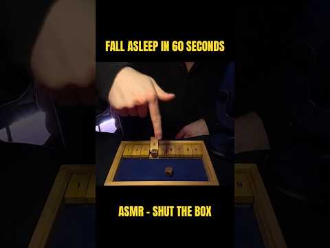 shut the box asmr 😴💤 | tingles for people with asmr immunity #asmr #asmrshorts #asmrsounds