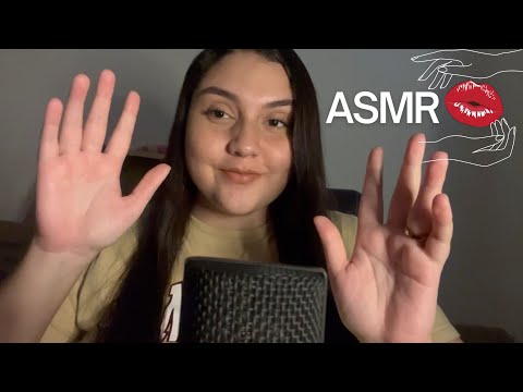 ASMR - SONS DE MÃOS + SONS DE BOCA | hand sounds and mouth sounds