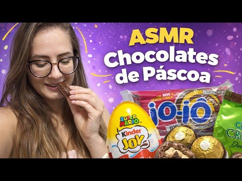 ASMR Comendo chocolates de Páscoa #mukbang #pascoa