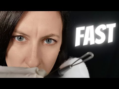 FAST ASMR: Fast Pimple Popping, Fast Face Care. No-Talking