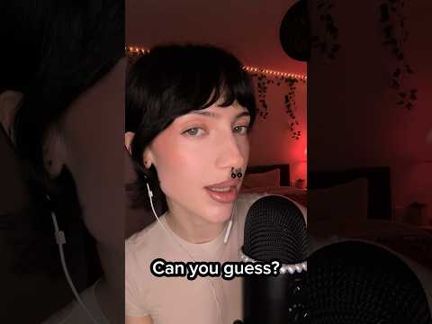 Guess the inaudible words😶 #asmr #mouthsounds #inaudible #shorts