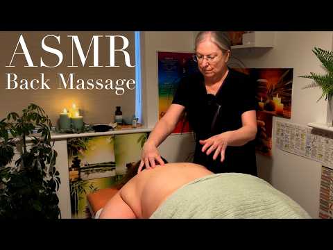 ASMR Back Massage (Unintentional ASMR, Real person ASMR)