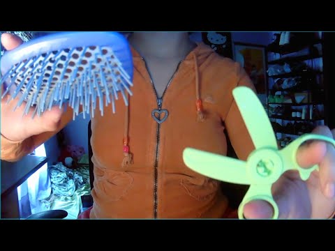 ASMR ✂️fast haircut✂️ Toy Scissors