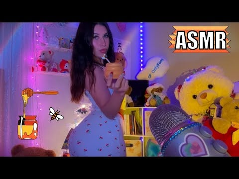 Pouring Sweet Honey On You ASMR 🐝 (Sticky,Thick & Smooth Sounds) 