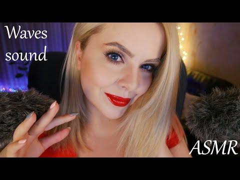 ASMR waves, brushing sound. Tongue Clicking, Sk Sk, Tika Taka (soft breathing)😴