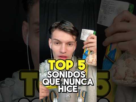 5 SONIDOS QUE NUNCA HABÍA HECHO #asmr #shorts #asmrvideo #top