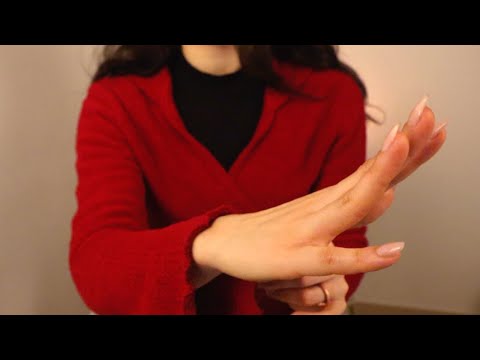 ASMR Guided Relaxation | Positive affirmations and hand movements (Whispered)