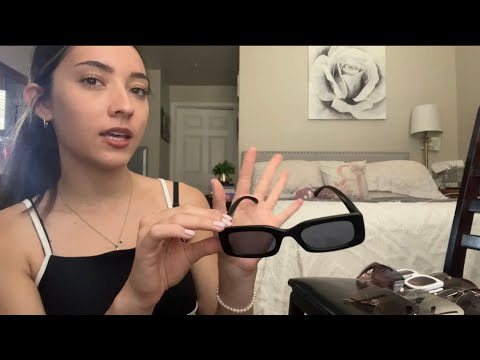 ASMR: sunglasses kiosk 🕶️💕 (soft spoken, lofi)