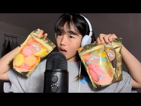 ASMR freeze dried candy mukbang 🍬