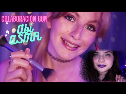 SPA ASMR Te Maquillo Para Tu Cita ¦ Colaboración con Abi ASMR