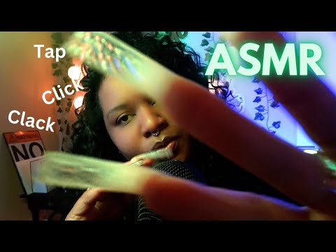 ASMR| Extra Long Nails Tapping you to Sleep ( Fast & Aggressive Taps ) ASMR Cakex