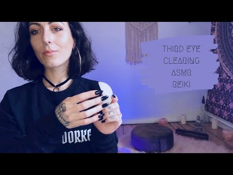 ASMR | THIRD EYE CHAKRA BALANCING | DISTANCE REIKI | INTUITION TUNE-UP 👁