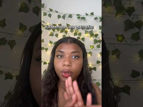 Nice n clean! watch full video click ▶️ above 👆🏾 #asmr #tingles #asmrshampoo