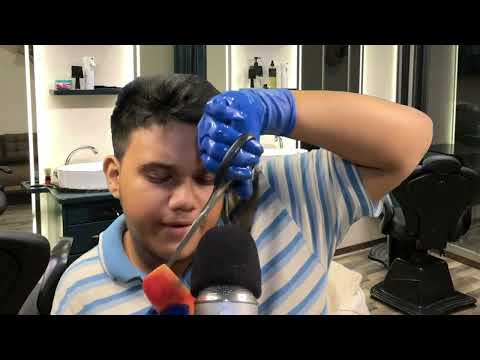 ASMR Realistic Haircut & Shave in a Barbershop